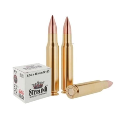 Sterling 5.56x45mm 55 gr FMJ 30rds - $12.99