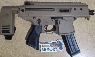 USED- Sig Sauer MPX Copperhead, 9mm, 3.5" Barrel, 1- 20rd Magazine, Pistol - $1750 
