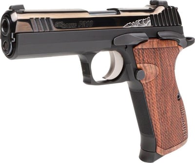 Sig Sauer P210 Carry Custom Works Black / Rosewood 9mm 4.1" Barrel 8-Rounds - $1199.99 ($9.99 S/H on Firearms / $12.99 Flat Rate S/H on ammo)