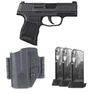 Sig Sauer P365 9MM 3.1" 12Rd Optic Ready Tacpac W/ Holster Black - $489.99 + Free Shipping 