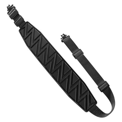 50% off CVLIFE Rifle Sling Strap Anti-Slip Wide Shoulder Pad Shotgun Sling with Swivels Rubber Gun Sling Adjutable for Outdoors Black w/code LWNY26RH + FREE Shipping