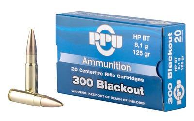 PPU Standard Rifle Ammo .300 AAC Blackout / 7.62 X 35 125GR FMJ 20Rd - $15.49 ($9.99 S/H on Firearms / $12.99 Flat Rate S/H on ammo)