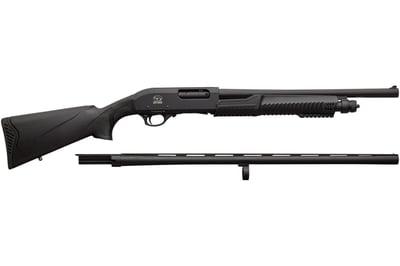 Chiappa 301 Field/Tactical 12Ga Pump Action 28" Shotgun - Black - 930.374 - $199 (FREE Shipping over $50)