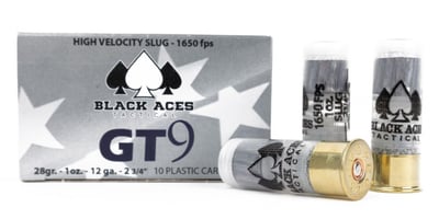  Black Aces Tactical 2.75" 12 Gauge Premium Slugs, 200 Rounds - $129.99