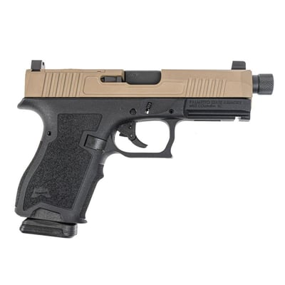 PSA Dagger Compact 9mm Extreme Carry Cuts RMR Slide, Ameriglo Lower 1/3 Co-Witness Sights Threaded Barrel 2-Tone FDE with PSA Soft Case - $309.99