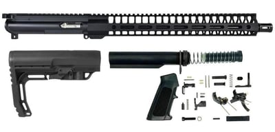 Rifle Build Kit - .22LR BG Complete 16" Upper Receiver 15" BX M-LOK HG MF 6-Positon Stock Kit BN LPK - $359.16 after code BUILDUP20 