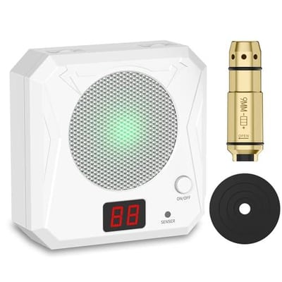 Gobxld Portable Laser Trainer Target &9mm Laser Training Cartridge with Chamber Extractor Tool for Training Extra Replaceable Rubber Strike Pads - $35.39 After Code:EFVH2025 + FREE Shipping