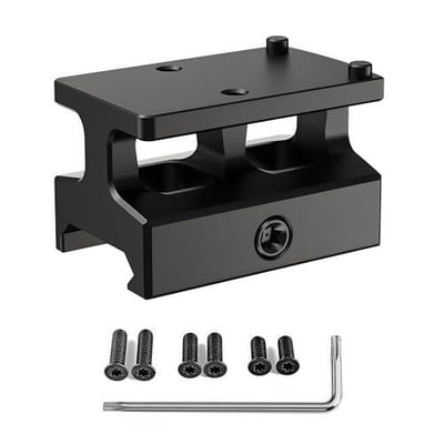 DAXISONN 0.87" Red Dot Sight Riser Mount - Picatinny to RMSc/RMS/Doctor/RMR/SRO/407C/507C/508T/407K/507K/Vortex Venom/Viper/Fastfire Adapter (RMR Footprint) - $14.99 + FREE Shipping