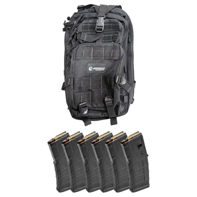 Drago Pro Gear Talon Tactical Backpack & 6 Magpul PMAG Gen2 5.56x45 30rd Magazines - $59.99