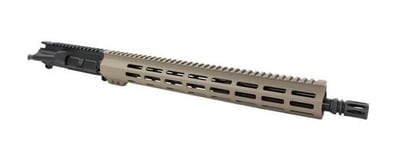 16" 5.56 Gov / SOCOM Mid length M-LOK AR 15 Upper Assembly (FDE) - $329.95 