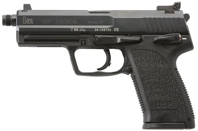 H&K USP Tactical 9mm 4.86" 15+1 Black Black Polymer Grip 2 Magazines - $1181.26 (add to cart price)