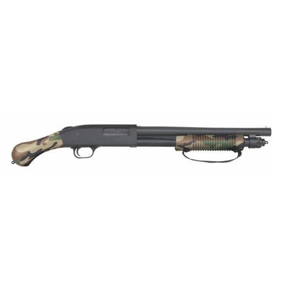 MOSSBERG 590 Shockwave 12ga 14in 6rd Woodland Pump-Action Shotgun (50634) - $389.69 