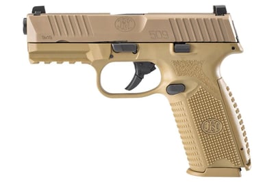 FN 509 Full Size 9mm Striker-Fired Pistol with Flat Dark Earth Finish - $489.99 