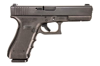 GLOCK G17 Gen4 9mm 4.49" 17rd Pistol w/ Night Sights POLICE TRADE-IN - $389.99 (Free S/H on Firearms)