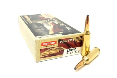 Norma 6.5 PRC 140 PSP Pointed Softpoint Whitetail Rifle Ammunition 20rd BOX - $31.85