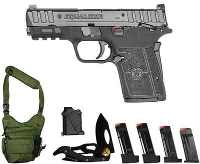 Smith and Wesson Equalizer Black 9mm 3.6" Barrel 15-Rounds With Bug Out bag and Multi-Tool - $459.99 ($9.99 S/H on Firearms / $12.99 Flat Rate S/H on ammo)