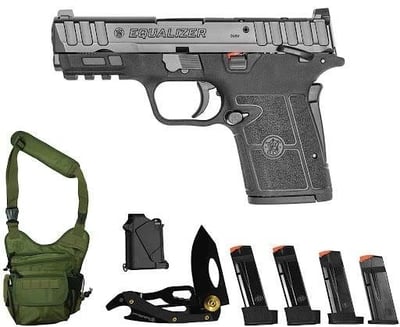Smith and Wesson Equalizer Black 9mm 3.6" Barrel 15-Rounds With Bug Out bag and Multi-Tool - $459.99 ($19.99 S/H on Firearms / $15.99 Flat Rate S/H on ammo)