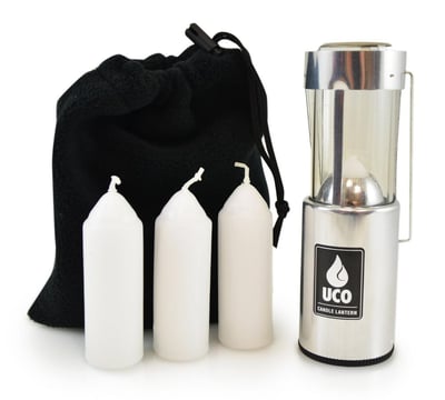 UCO Original Candle Lantern Value Pack with 3 Candles and Storage Bag, Aluminum - $17.50 + Free S/H over $35 (Free S/H over $25)