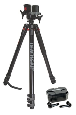Bog-Pod DeathGrip Black Aluminum 9"-59" w/ E-Max Shadows Ear Plugs - 1239242 - $139.99 