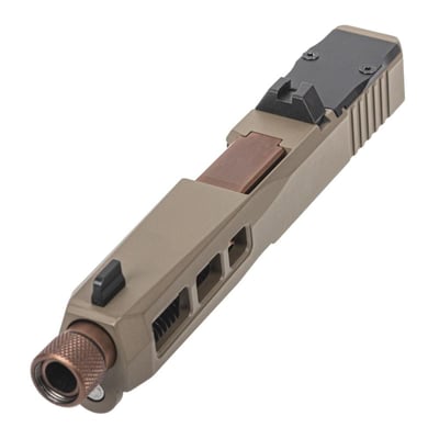 PSA Dagger Complete SW1 RMR Slide Assembly With Copper Threaded Barrel, FDE - $199.99