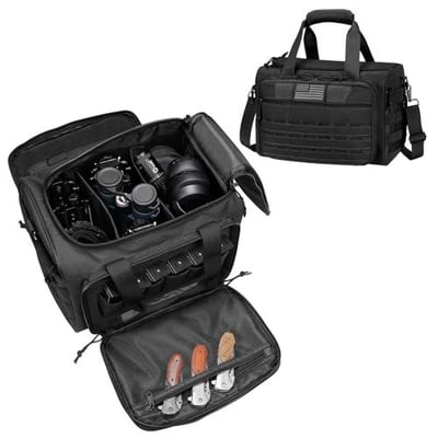 CVLIFE Shooting Range Duffle Bag with Lockable Zipper - $34.99 w/code "ICOMNP3M" + FREE Shipping