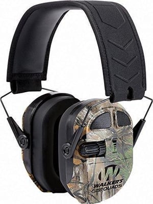 Walker's Ultimate Power Muff Quads with AFT/Electric, Mossy Oak Camo - $60.33 (Free S/H over $25)