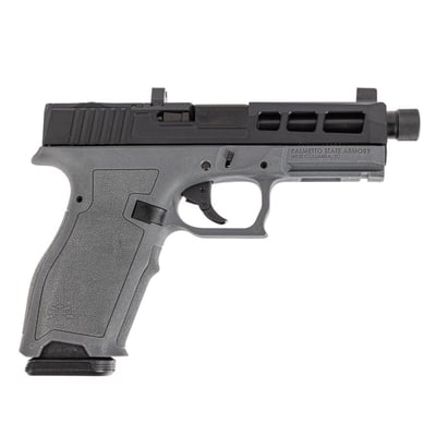 PSA Dagger Full Size - S 9mm SW1 RMR Pistol With Threaded Barrel, Two Tone Gray - $249.99