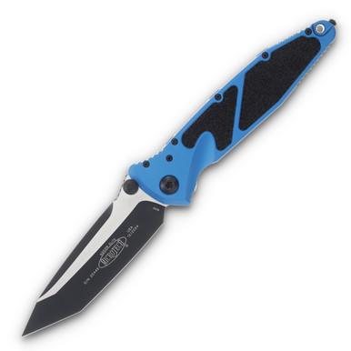 Microtech Socom Elite Tanto 4" Blade Black Standard Blue Aluminum - $358 (Free S/H over $95, excl. Ammo, Flamm.)
