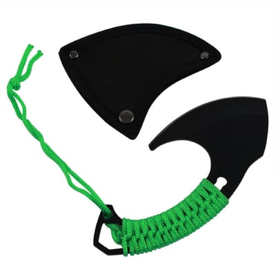 ASR Tactical 7" Fantasy Blade Green Nylon Cord Wrapped Survival Hand Axe Hatchet - $11.19 shipped (Free S/H over $25)