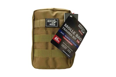 Adventure Medical Kits 2064-0300 MOLLE Bag Trauma Kit 1.0 - FDE - 2064-0300 - $39.99 (FREE Shipping over $50)