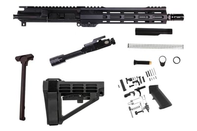 Dirty Bird 10.5″ 5.56 NATO Pistol Nitride M-LOK Pistol Kit w/ SBA4 Pistol Brace - $491.96 (Free S/H over $175)