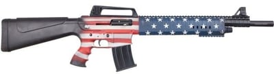 G-Force GF99 Semi-Automatic Shotgun American Flag 12 GA 20" Barrel 3"-Chamber 5-Rounds - $431.99 ($9.99 S/H on Firearms / $12.99 Flat Rate S/H on ammo)
