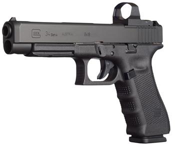 Glock G34 Gen 4 Competition 9mm 5.3" Black Finish 17 Rds - $666.00 (Free S/H on Firearms)