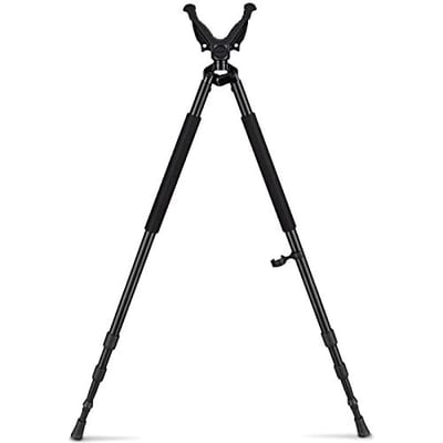 50% off Hunting Bipod, Shooting Tripod, Adjustable Shooting Bipod with 360° V Yoke Rest, Twist Lock, Lightweight Aluminum Frame, High Density Foam Handle and Spike Feet w/code NM793WHC - $19.99 + FREE Shipping