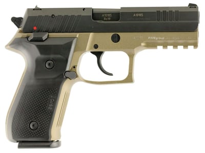 Arex Rex Zero 1 Standard Black/Dark Earth 9mm Pistol, Hardcoat Anodized FDE - $399.99 