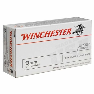 Winchester USA 9mm 90 Grain Lead-Free Frangible - 50 Round - $49.99 (Free S/H)