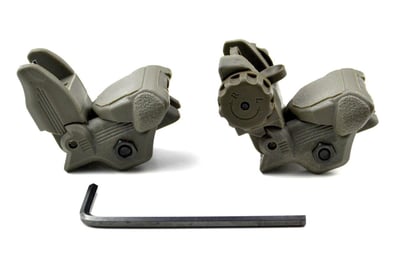 Presma AR-15 Flip-Up Sight Set OD Green - $14.95 (FREE Shipping over $50)