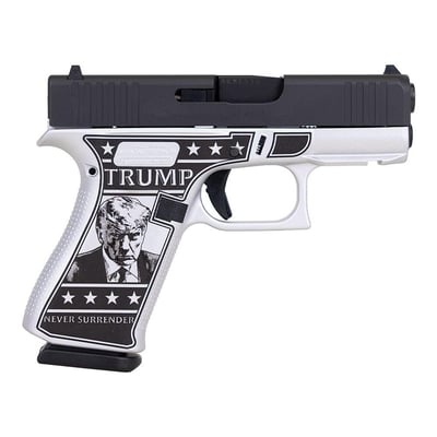 Glock G43X Custom Trump Mug Shot Subcompact 9mm 3.41" 10rds, Satin - $419.99 