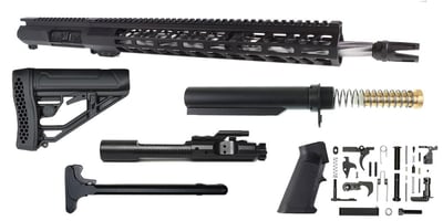 DD 'Pekoe' 17.1" AR-15 .223 Stainless Rifle Full Build Kit - $409.99 (FREE S/H over $120)
