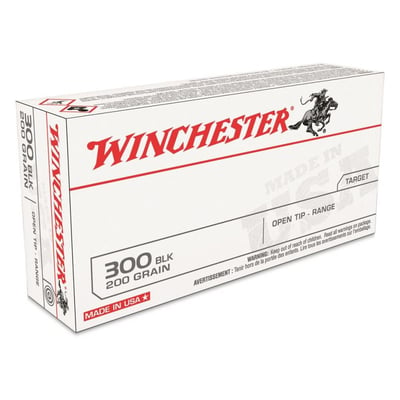 Winchester USA Centerfire Target/Range Rifle Ammo - .300 AAC Blackout - 125 Grain - 20 Rounds - $22.99 (Free S/H over $50)