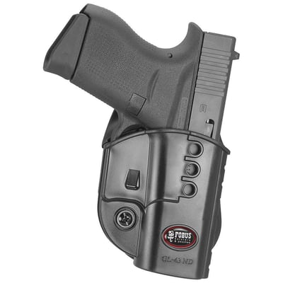 Fobus GL43ND Glock 43 Paddle Holster - $8 shipped (Free S/H over $25)