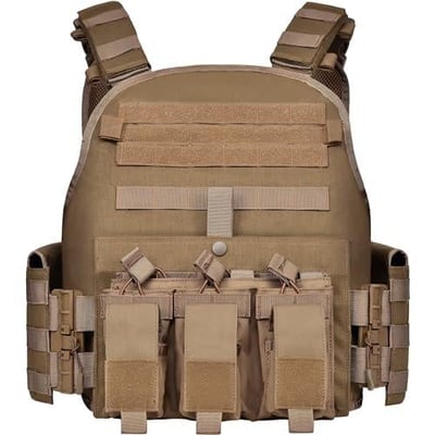 GFIRE Tactical Vest - Airsoft Lightweight Modular 3D Breathable Quick Release Vest, Adjustable Tactical Gear for Training - $44.09 (Free S/H over $25)
