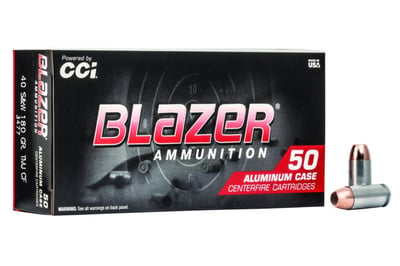CCI 40 S&W 180 gr TMJ Cleanfire Aluminum 50/Box - $11.99 (Free S/H on Firearms)