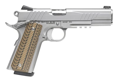 Savage Arms 1911 Government Rail 45 ACP 5" 8rd Pistol, Stainless - $789.99 