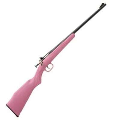 Keystone Sporting Arms LLC Crickett Single Shot .22 Magnum 16.13" Blued Barrel Pink - $132.99 (Free S/H on Firearms)