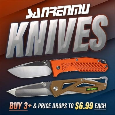 Sanrenmu Factory Direct Knife Deals from $4.50 (Free S/H over $25)
