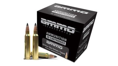 Ammo, Inc. Varmageddon, .223 Remington, 55 grain, Ballistic Tip, Brass 20 rd - $29.99 + $0.62 OP Bucks (Free S/H over $49 + Get 2% back from your order in OP Bucks)