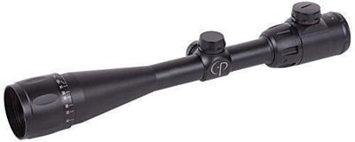 CenterPoint 4-16x40mm w/ Illuminated Parallax Adjustable T.A.G. Reticle and Picatinny Rings - $78  (Free S/H over $25)