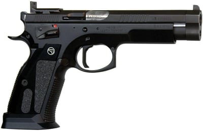 CZ-USA 75 TS Czechmate 9mm 5.2" 20/26rd Pistol w/ C-*More Sights & Ambi Safety Black - $2899.99 (LogIn Price)