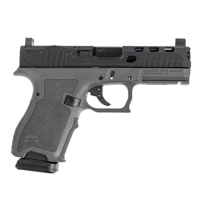PSA Dagger Compact 9mm Pistol With SWRV2 RMR Slide & Non-Threaded Barrel, 3.9" Bbl, 15rd, 2-Tone Gray - $259.99